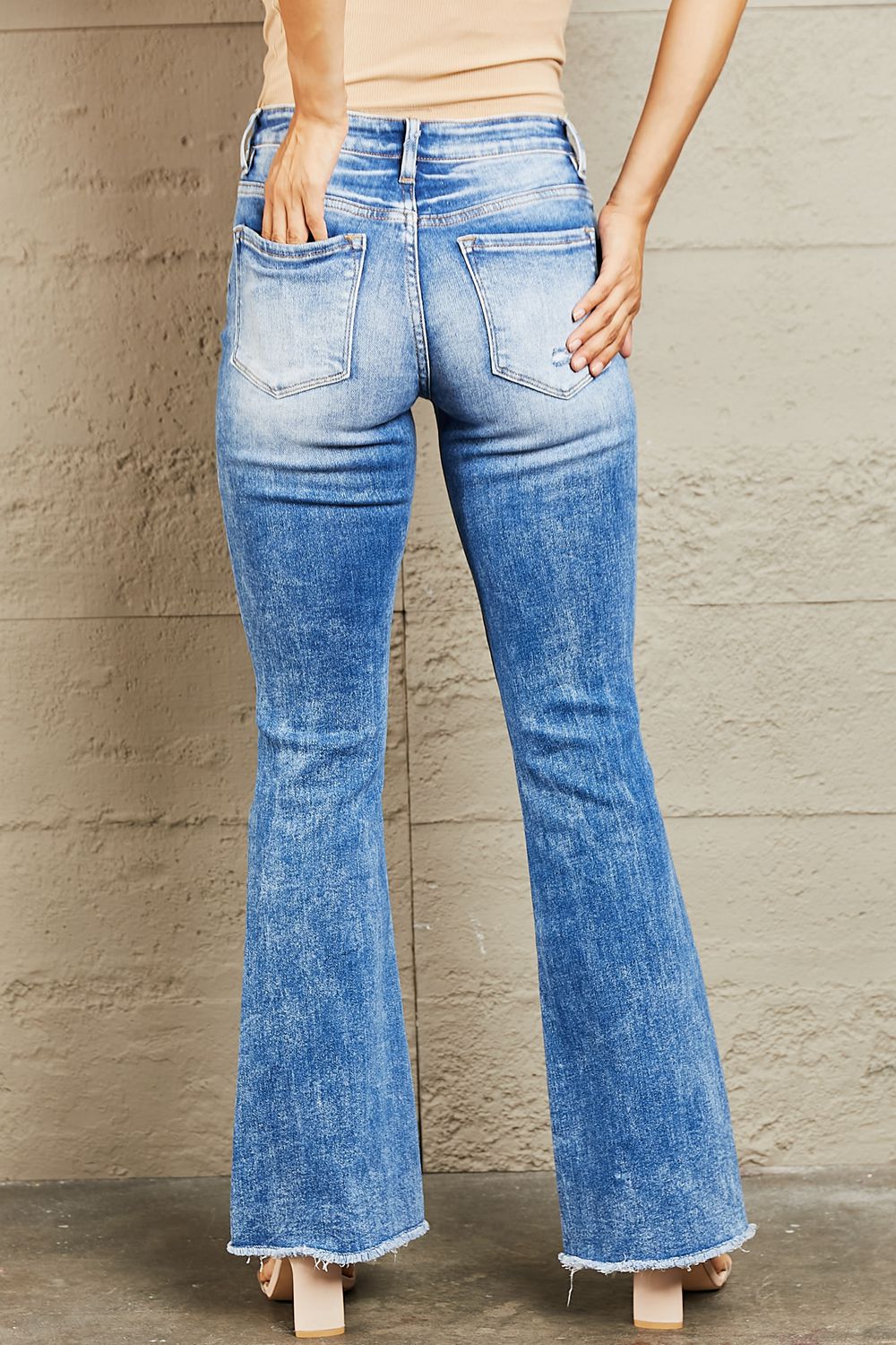 Alondra Mid Rise Bootcut Jeans