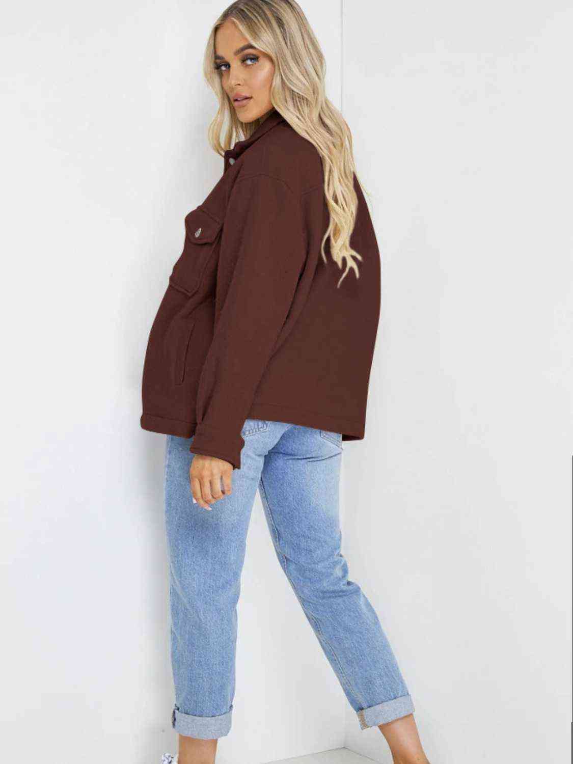 Karla Button Down Denim Jacket